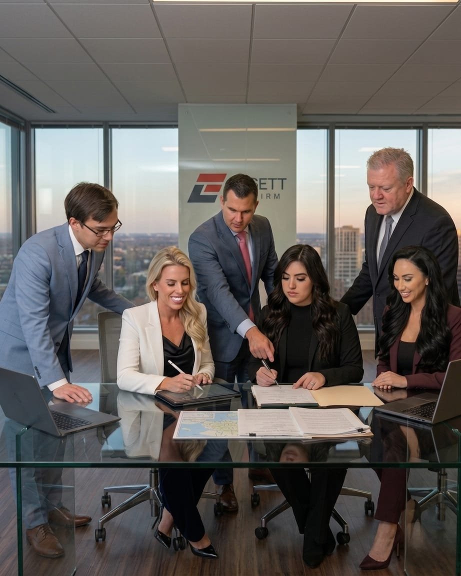 The Edgett Law Firm team in the McKinney office